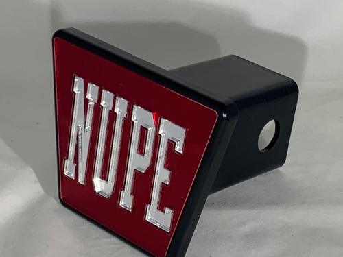 HITCH-NUPE-RED BACKGROUND MIRROR LETTERS image 0