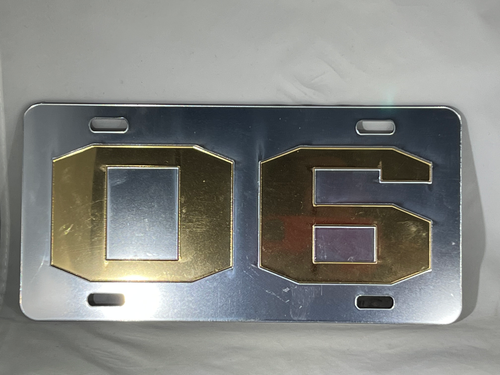 06 TAG MIRROR BACK GOLD LETTERS image 0
