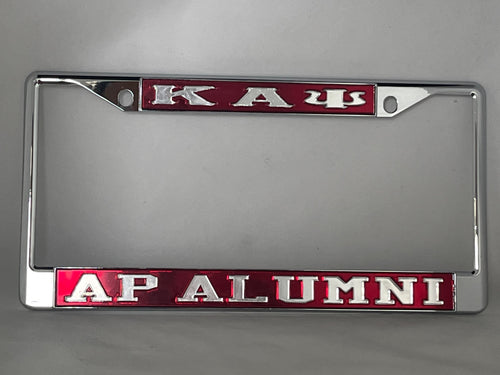KAP - AP ALUMNI RED BACKGROUND MIRROR LETTERS image 0