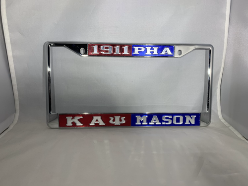 1911 KAP/ PHA Mason Split Frame- Red Bckgrnd Mirror Ltrs Blue Bckgrnd Mirror Ltr image 0